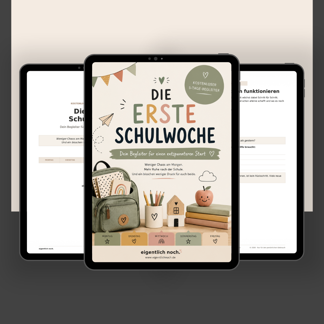 Kostenloser 5-Tage-Begleiter für die erste Schulwoche
